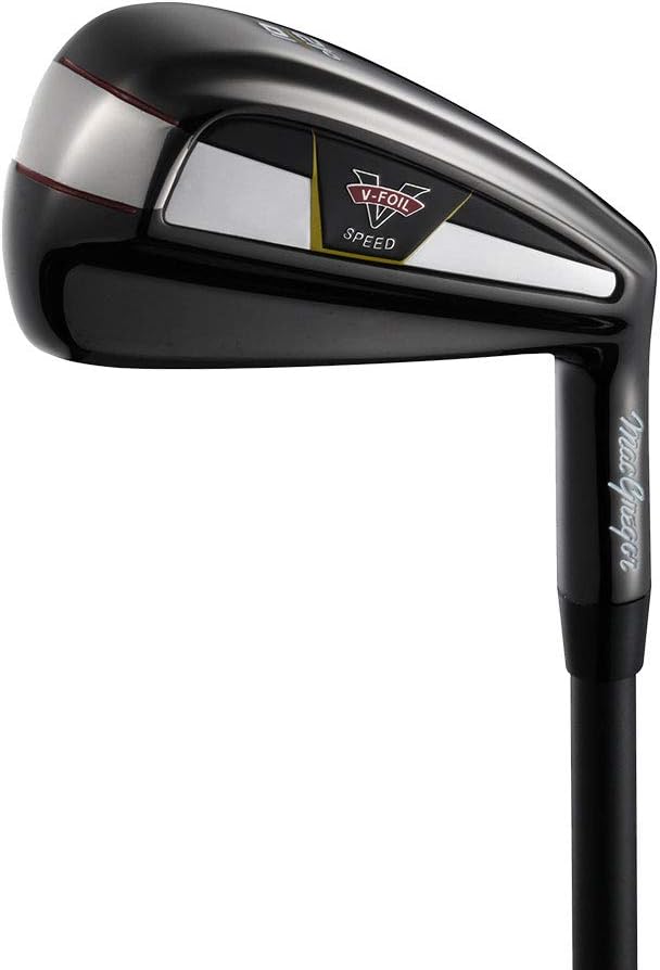 Men'S V Foil Speed Driving Iron Golf Club, Black, Regular Shaft