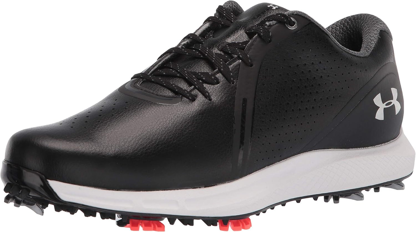Mens Charged Draw Cushioning Leather RST E Spiked Golf Shoes