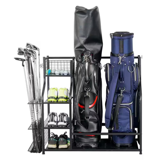 121 Lbs. Golf Storage Garage Organizer and Other Golfing Equipment Rack