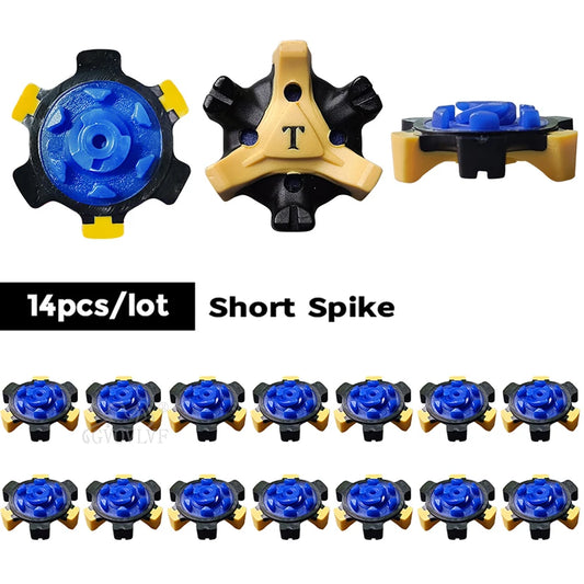 14Pcs Golfs Shoe Spike Non-Skid Golfing Shoe Spike Professional Golfs Spikes Golfs Shoe Accessories Golfs Cleats Replacement