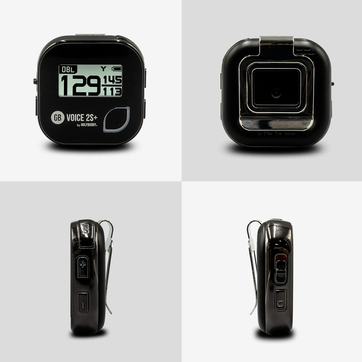 Voice 2 GPS Golf Buddy New, Black