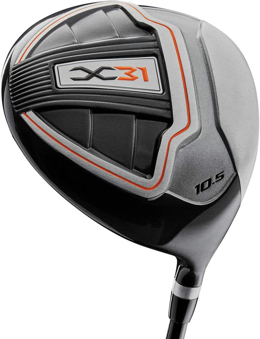 Golf 2019 Mens X31 Complete Steel Shaft Package Set Stand Bag - RH Steel Stand Bag Black/Grey/Orange
