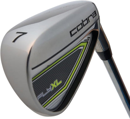 Fly XL Steel Golf Package Set - Complete Golf Set with Stand Bag - Driver - Fairway Wood - Hybrid - Iron Set - Putter