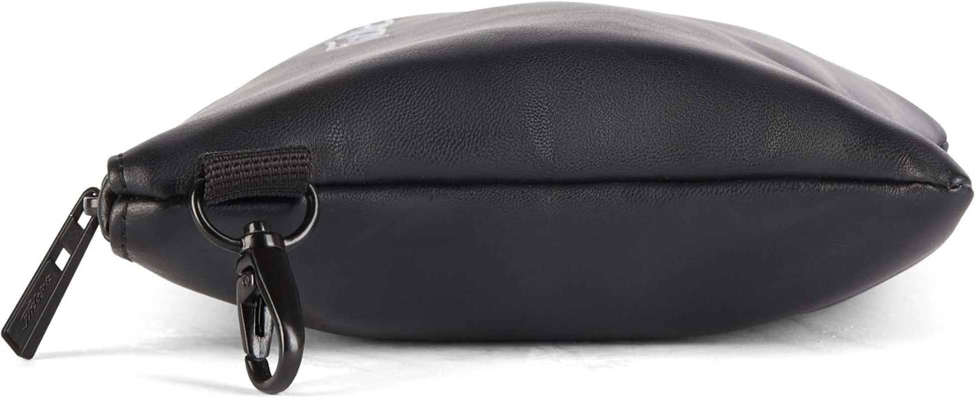 Classic Zippered Pouch, Black, One Size
