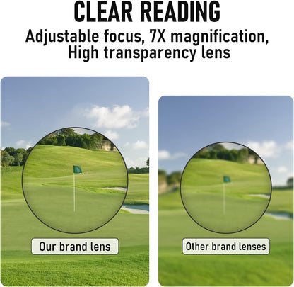 Golf Rangefinder Laser Rangefinder for Golf & Hunting with Slope Switch, Flag Pole Locking Slope Rechargeble Range Finder Golf