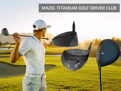 Titanium Golf Driver for Men 460CC Right Handed, Premium Cup Face Design Maximize Ball Distance