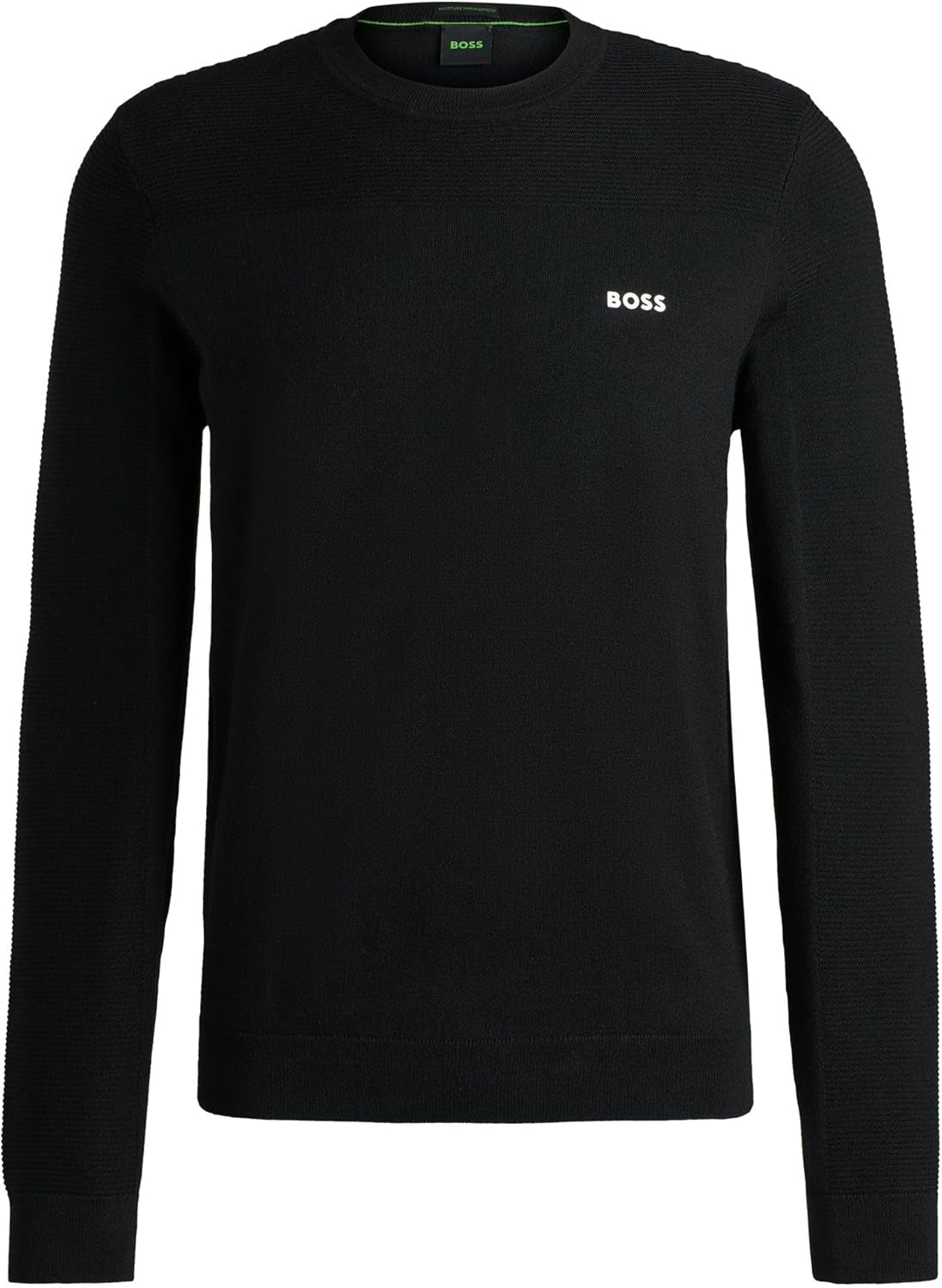 Mens Momentum-X CN Branded Crew-Neck Sweater in Dry-Flex Fabric
