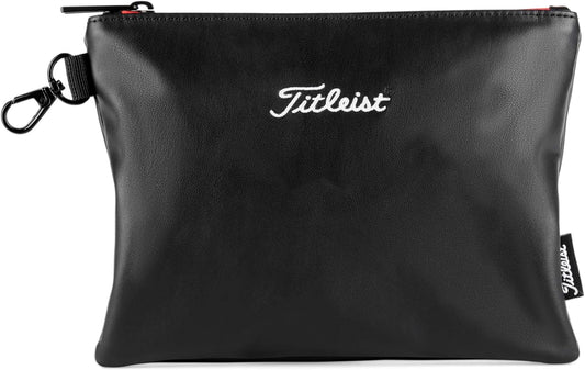 Classic Zippered Pouch, Black, One Size