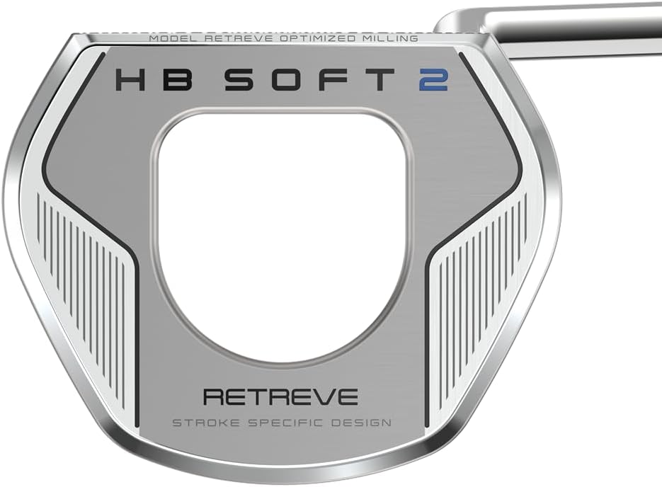 HB Soft 2 Retreve OS 34" RH Silver Right-Handed Putter for Adult Men