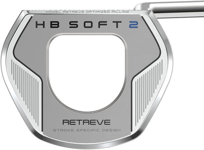 HB Soft 2 Retreve OS 34" RH Silver Right-Handed Putter for Adult Men