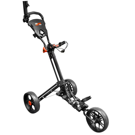 Smart Fold 3-Wheel Golf Trolley in Black