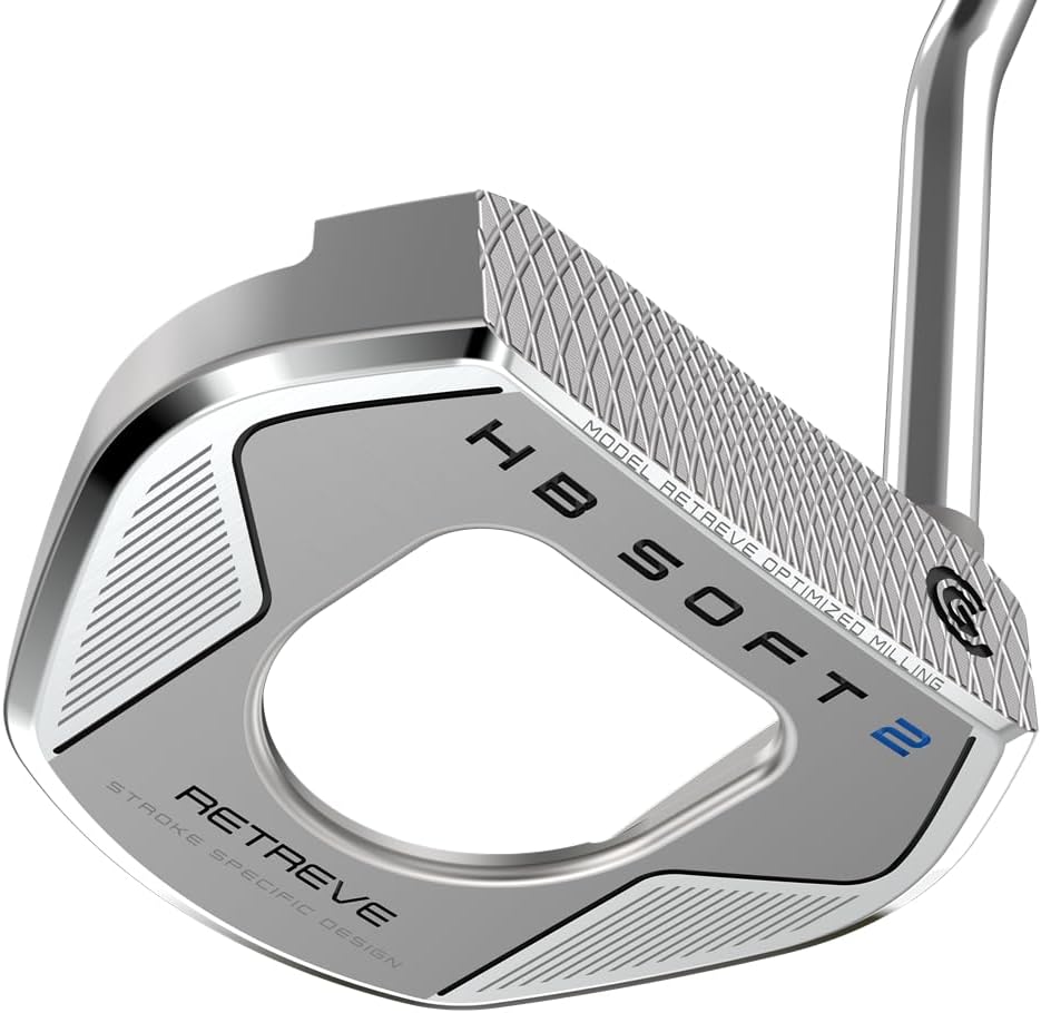 HB Soft 2 Retreve OS 34" RH Silver Right-Handed Putter for Adult Men