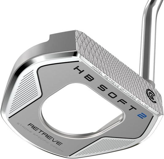 HB Soft 2 Retreve OS 34" RH Silver Right-Handed Putter for Adult Men
