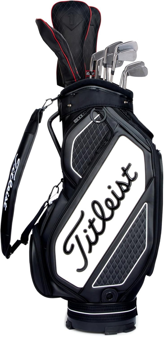 Tour Series Mid Size Cart Bag, Black/White