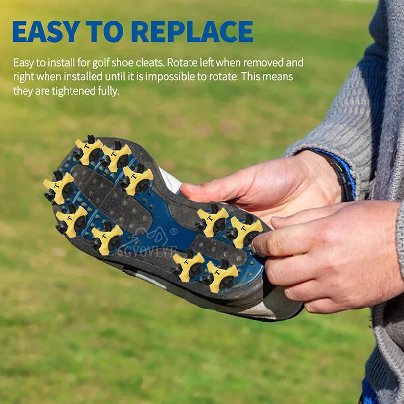 14Pcs Golfs Shoe Spike Non-Skid Golfing Shoe Spike Professional Golfs Spikes Golfs Shoe Accessories Golfs Cleats Replacement