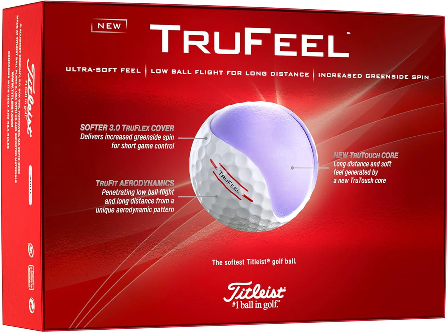 Trufeel Golf Ball, Pack of 12 Balls