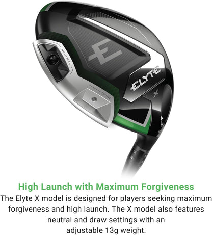 Golf Elyte X Driver (10.5 Degree, Regular, Denali Charcoal 50 Gram, Left)