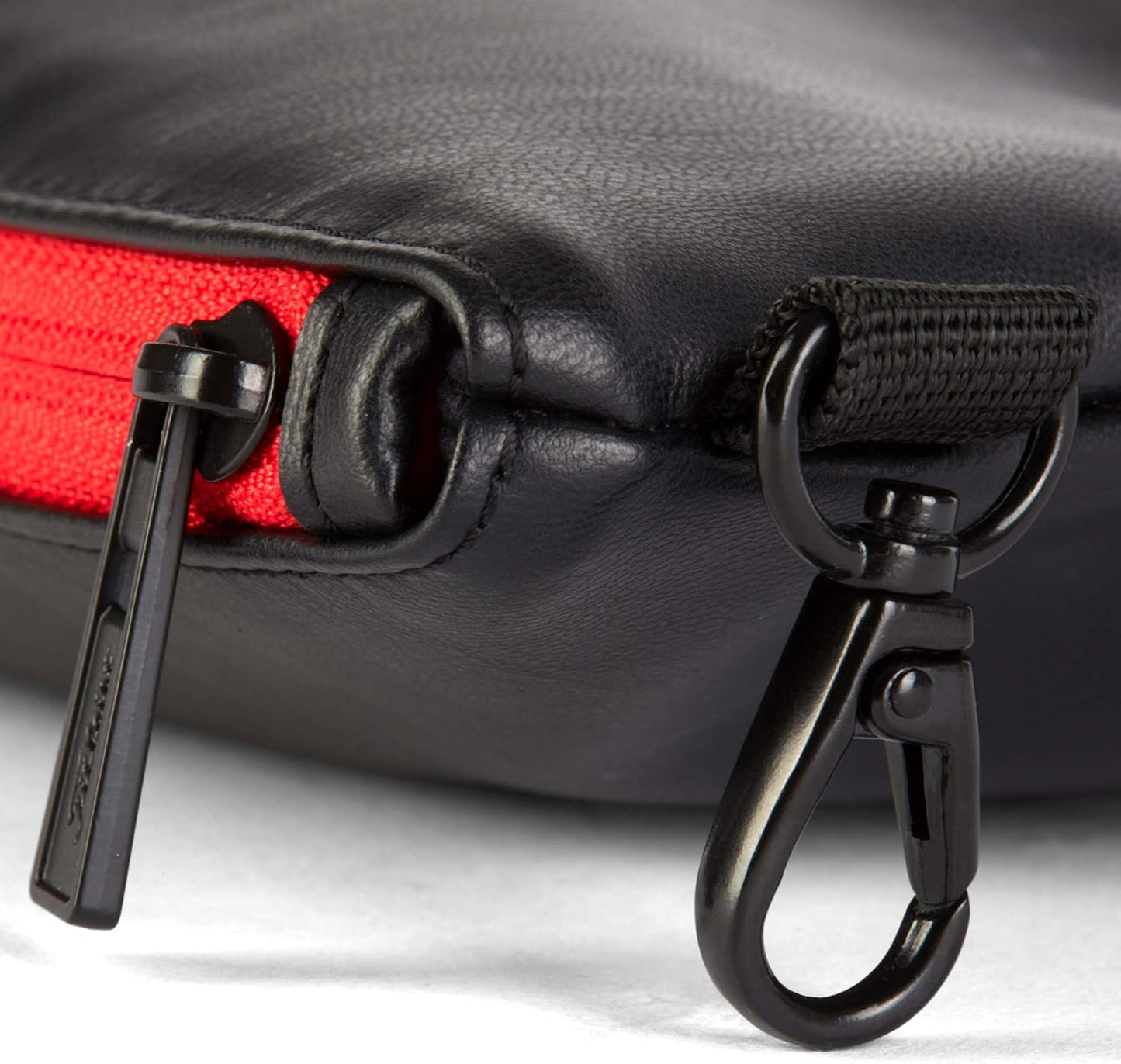 Classic Zippered Pouch, Black, One Size