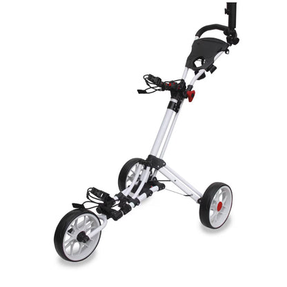 Smart Fold 3-Wheel Golf Trolley in Black