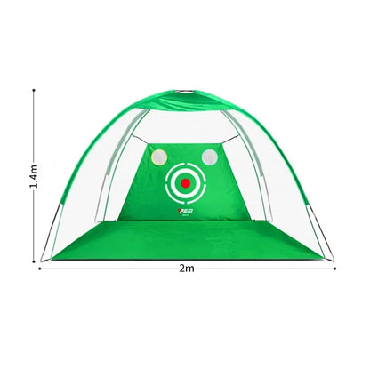 2M Indoor & Outdoor Golf Cutting Net, Golf Hitting Net , Target Cloth, Ideal Golf Training Equipment Golf Training Aids