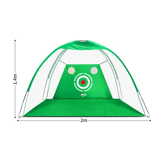 2M Indoor & Outdoor Golf Cutting Net, Golf Hitting Net , Target Cloth, Ideal Golf Training Equipment Golf Training Aids
