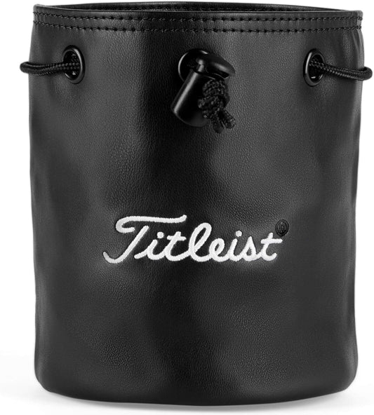 Unisex Classic Premium Golf Valuables Pouch, Black