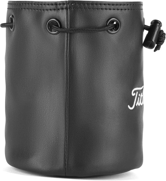 Unisex Classic Premium Golf Valuables Pouch, Black
