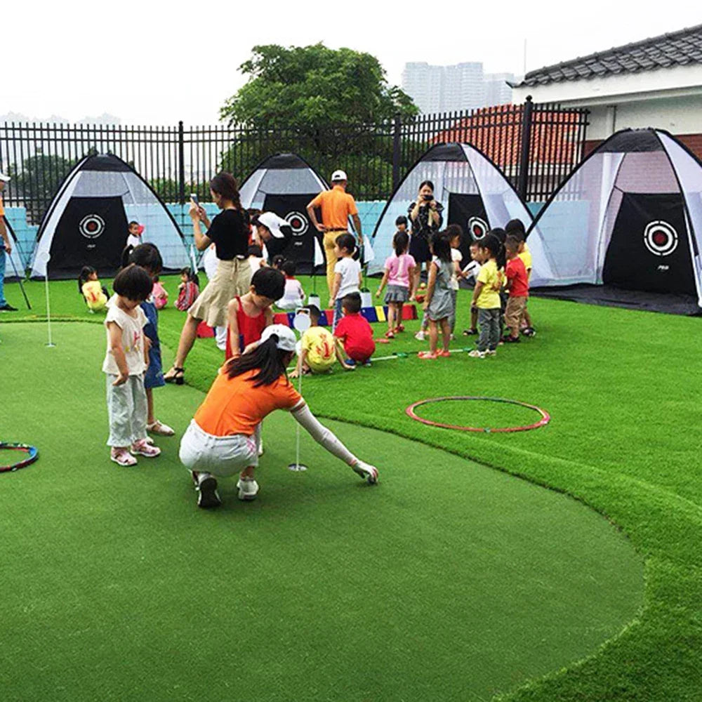 2M Indoor & Outdoor Golf Cutting Net, Golf Hitting Net , Target Cloth, Ideal Golf Training Equipment Golf Training Aids