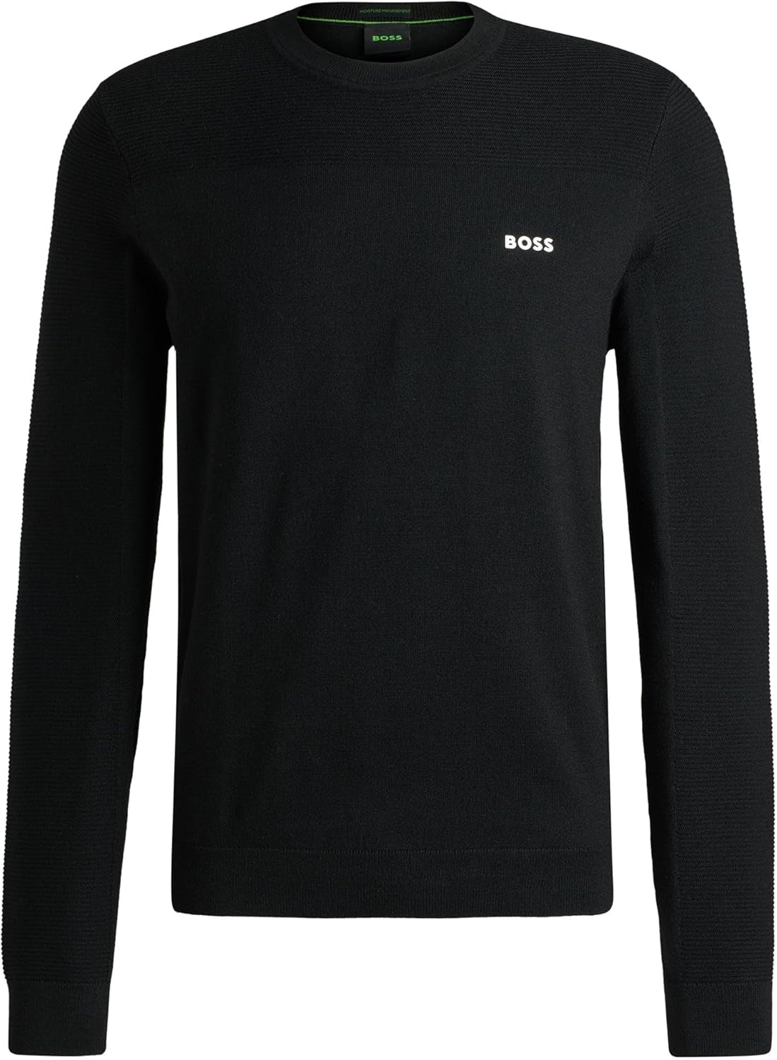 Mens Momentum-X CN Branded Crew-Neck Sweater in Dry-Flex Fabric