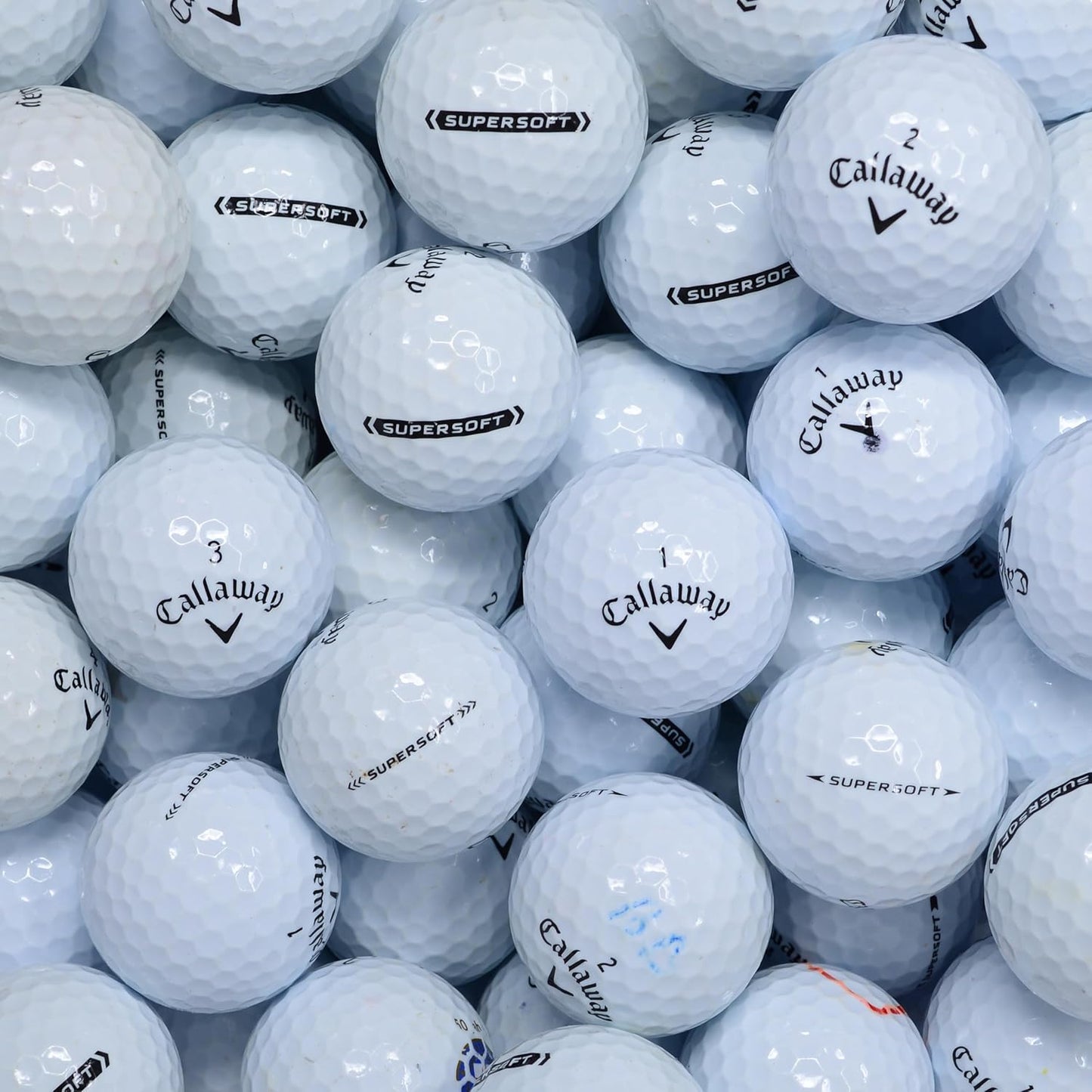 Recycled Lake Golf Balls, Used Golf Balls - 12 Pack - Grade a for Callaway Supersoft Golf Balls