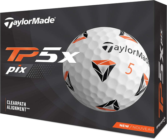 TM21 Tp5X Pix Golf Balls 12 Ball Pack White