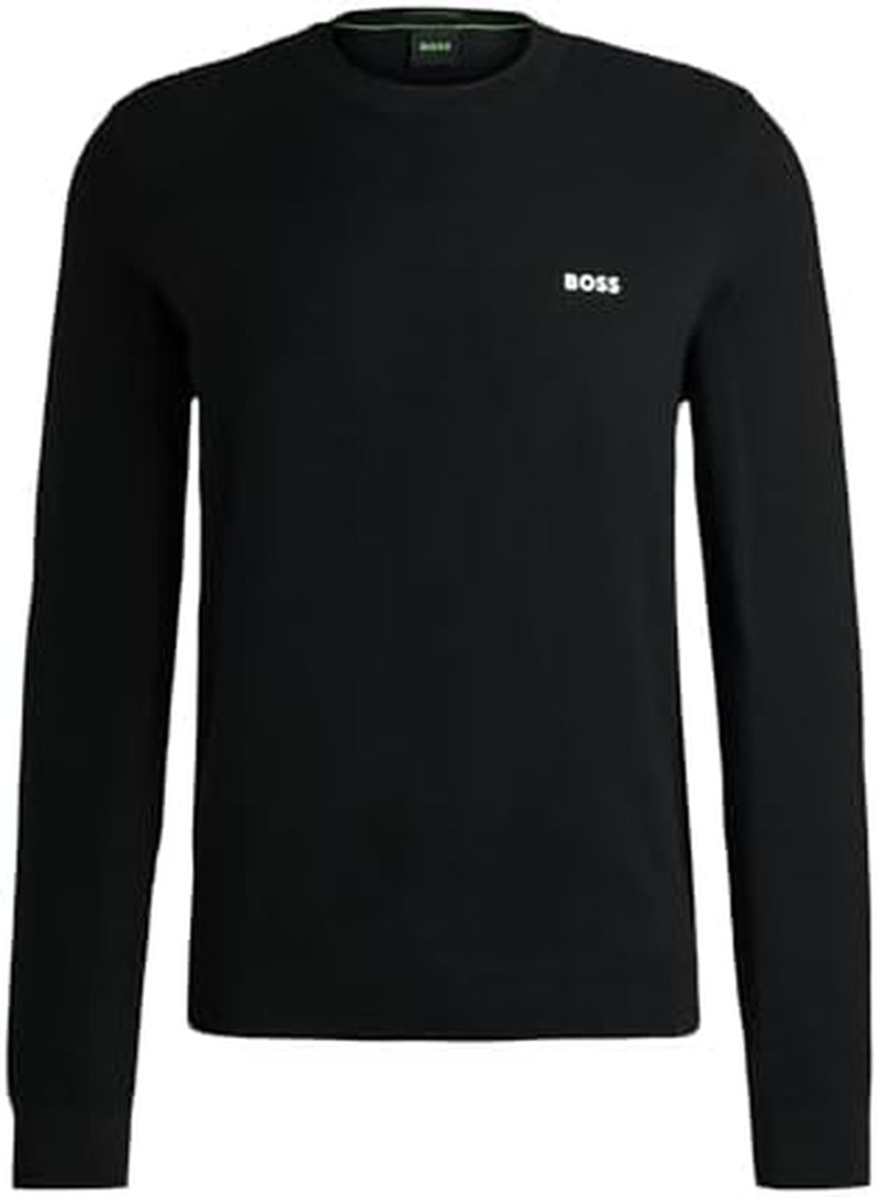 Mens Momentum-X CN Branded Crew-Neck Sweater in Dry-Flex Fabric