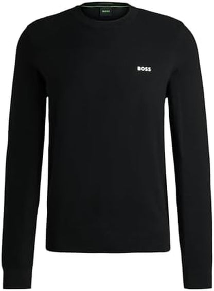 Mens Momentum-X CN Branded Crew-Neck Sweater in Dry-Flex Fabric