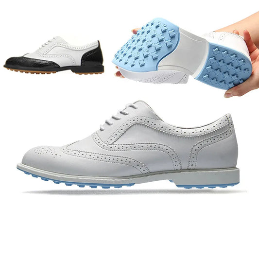 Golf Shoes Men Unisex Golf Shoes for Women Waterproof Breathable Non-Slip Shoes Men'S Sports Sneaker Zapatos Golf Hombre Leather
