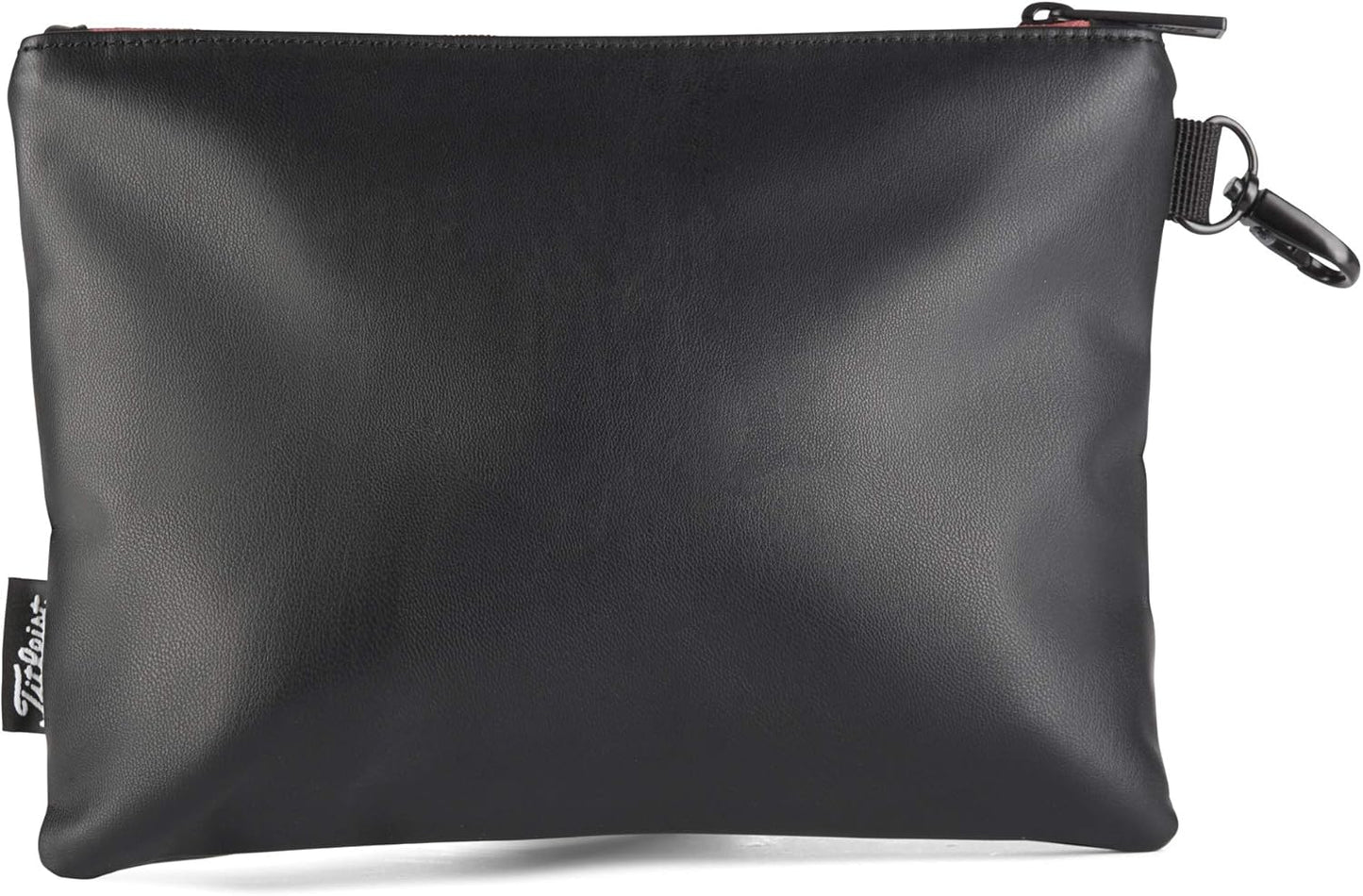 Classic Zippered Pouch, Black, One Size
