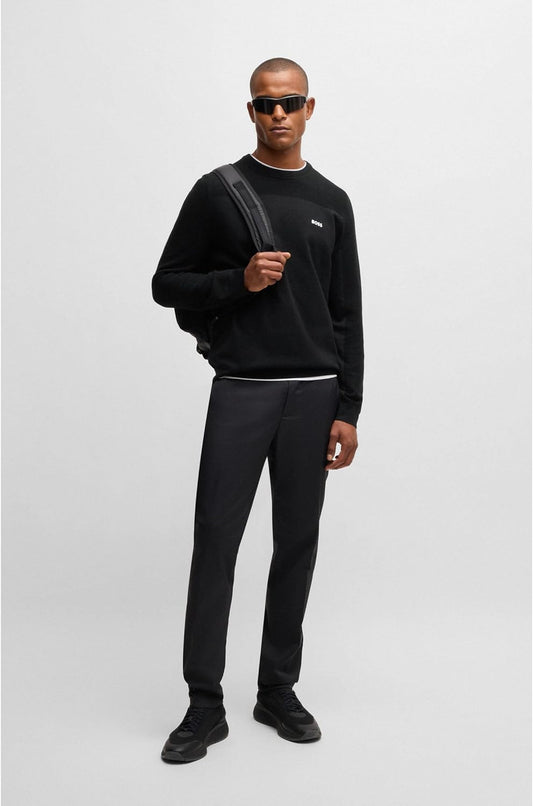 Mens Momentum-X CN Branded Crew-Neck Sweater in Dry-Flex Fabric
