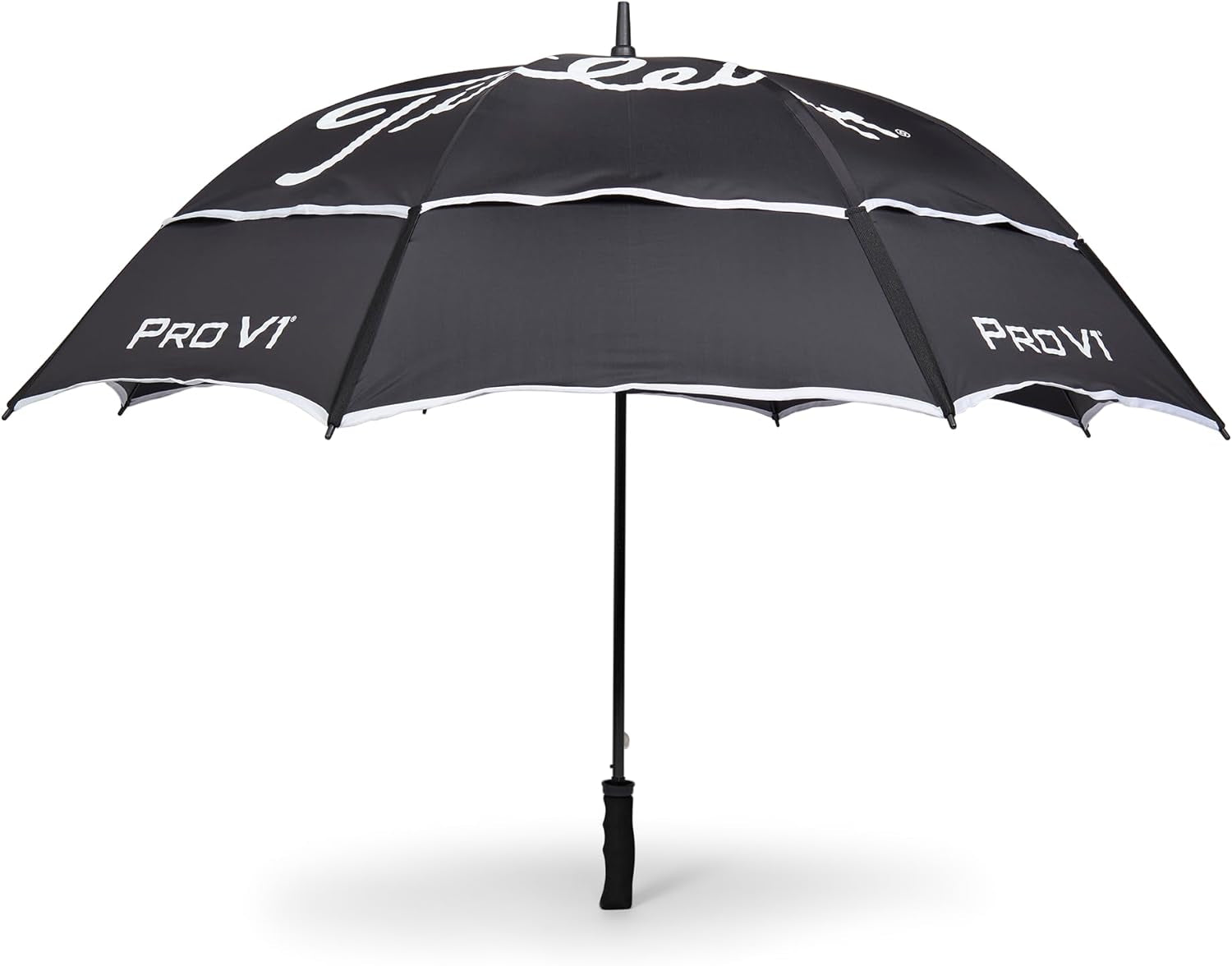 Stadry Double Canopy Umbrella, Black/White