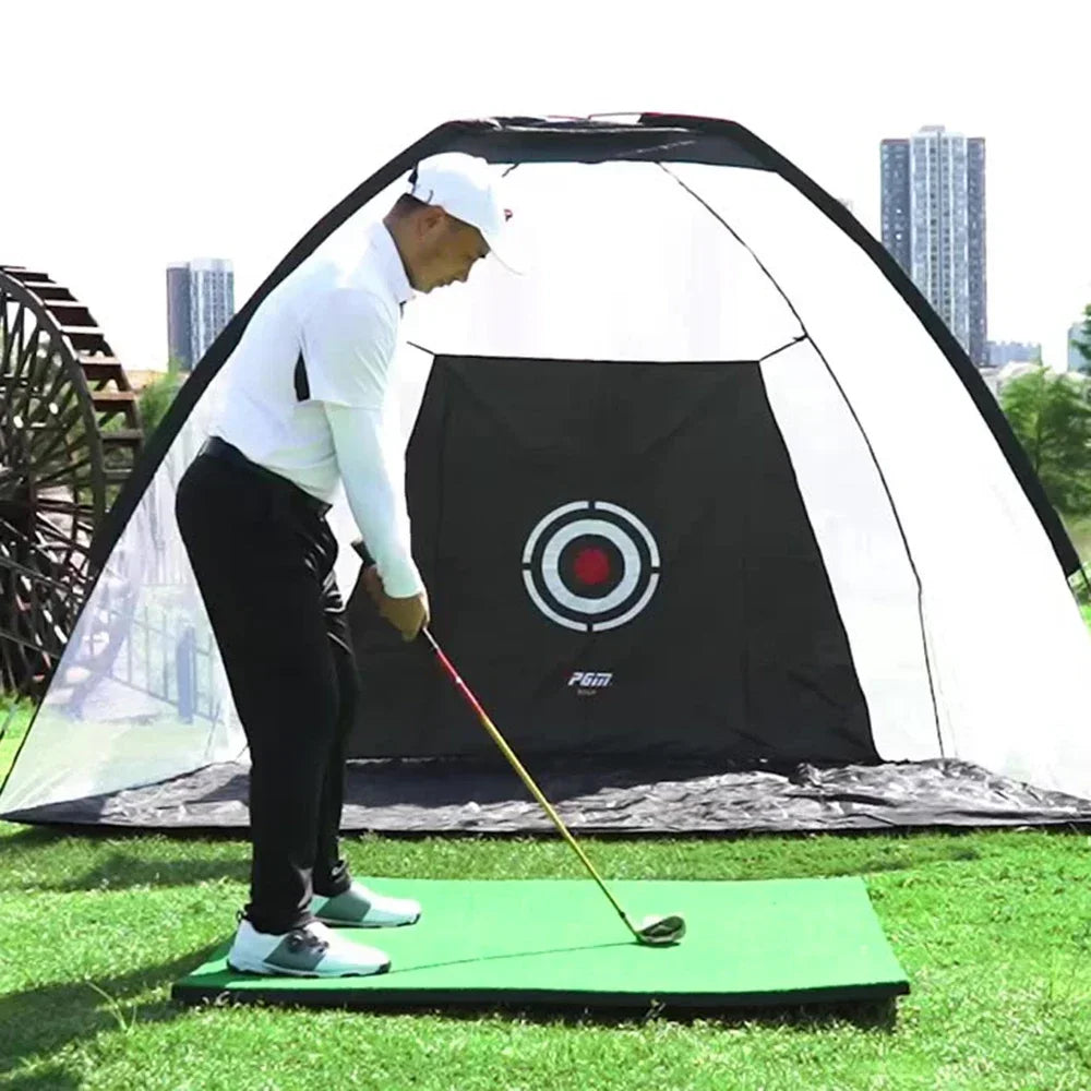 2M Indoor & Outdoor Golf Cutting Net, Golf Hitting Net , Target Cloth, Ideal Golf Training Equipment Golf Training Aids