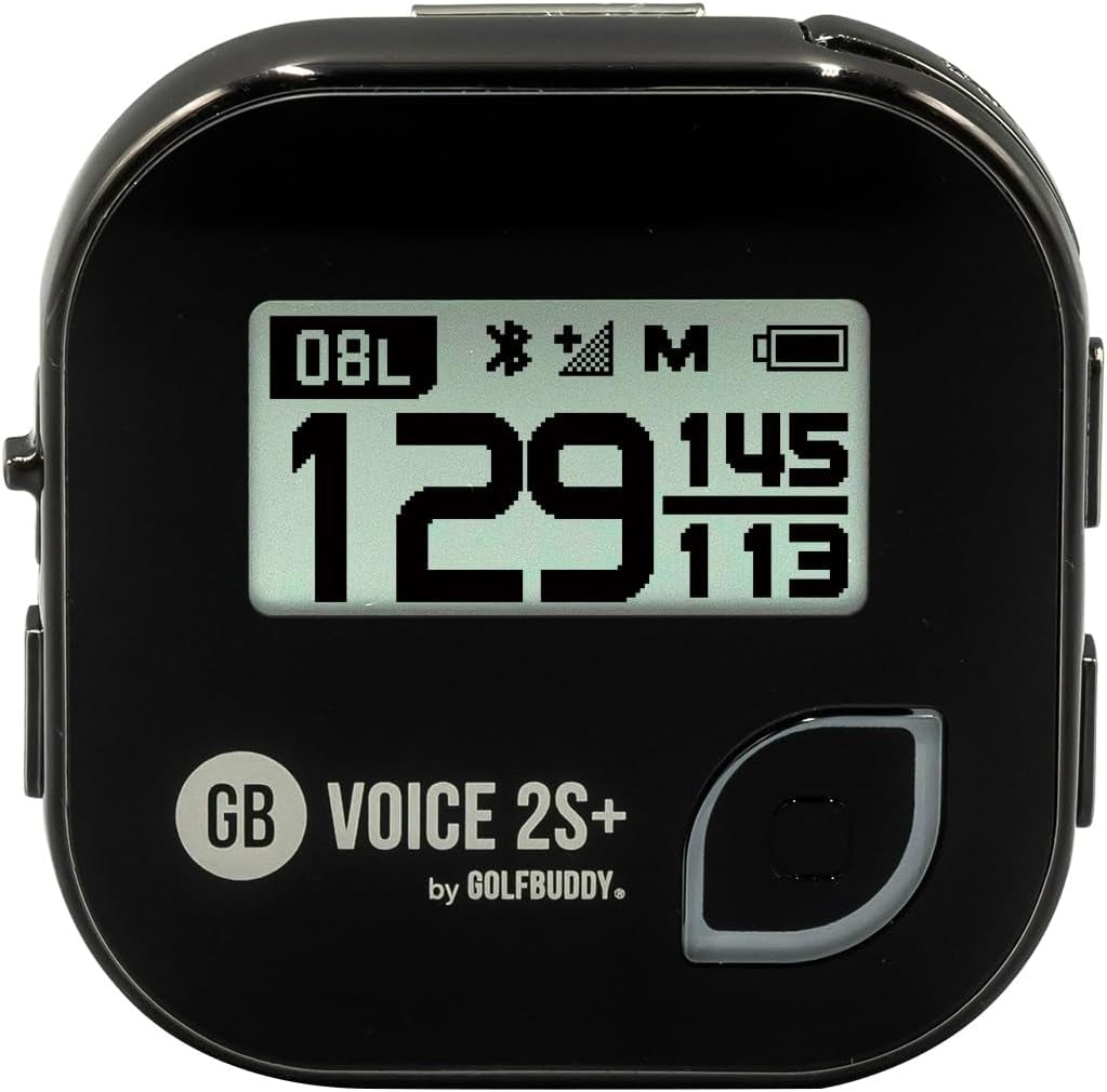 Voice 2 GPS Golf Buddy New, Black