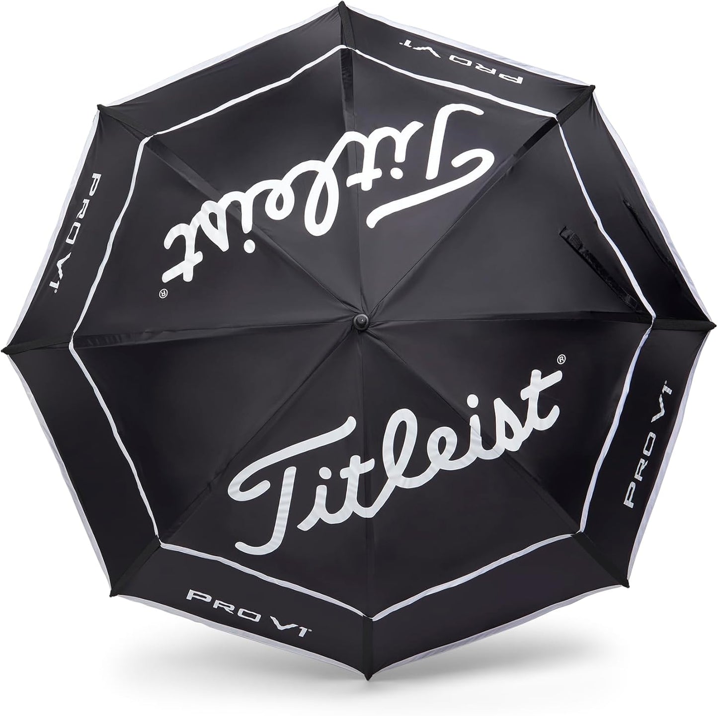 Stadry Double Canopy Umbrella, Black/White