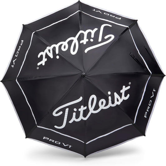Stadry Double Canopy Umbrella, Black/White